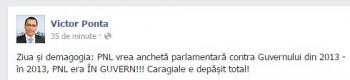 postare 3 350x80 Ponta reactioneaza la intentia PNL privind ancheta parlamentara: Ziua si demagogia. Caragiale e depasit total!
