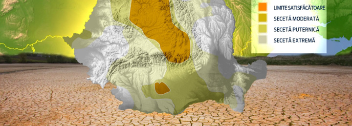 Harta secetei1 Harta secetei din agricultura romaneasca